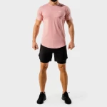 Wholesale Premium Cotton Blend Plus Size T-shirt For Men / Latest 2021 New Active Muscles Fit Mens T-shirts