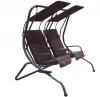 Wholesale price leisure garden swing, outdoor patio swing with canopy
