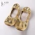 Wholesale Professional Foldable flat Girls Gold Silver Practice Belly ballet Dance Shoes
