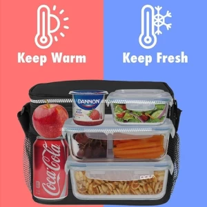 wholesale reusable Collapsible and Insulated Lunch Box Leakproof Cooler Bag for Camping, Picnic, BBQ