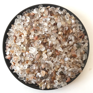 Wholesale Rutilated Quartz Hair Crystal Gravel For Decor Decoration