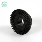 wholesale transmission parts plastic mould injection POM spiral bevel gear pinion