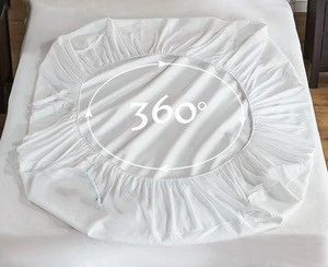 Wholesale Washable Polyester Filling Mattress Protector Waterproof
