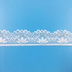 wholesale white african lace trim for garment accessory