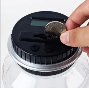 wholesales Digital Coin Sorter and Counter / oney Saving Box Electronic Pound Coin Counter / Coin storage box