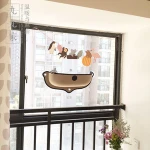Window cat bed with Sucker bask in sun Pet hanging beds