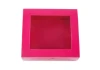 Window Color Boxes Drawer Folding Packaging White Cardboard Paper Box for Valentines Day Gift Coffee Tea Box