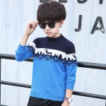 Winter wholesale knitting pullover cartoon colorful deer design Korean kid children sweater
