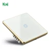 Wireless WIFI APP Control Smart Touch Wall Switch Control 2 Gang Tempered Glass Panel Light Switch