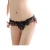 Import Women Lace Ruffle Beaded Open Crotch Sexy G-String Panties from China