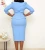 Import Women latest office wear uniform style bodycon pencil dress formal from China