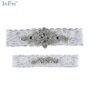 Women&#39;s 2 Piece/Set Bridal Classical Diamond Beaded Lace Garters One Size for Wedding, Party