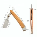 Wood Handle Classical Straight Razor Shaving Razor Barber Razor