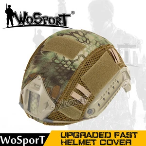 WoSporT Military Tactical Camo Fast Helmet Cover Hunting Airsoft BB Paintball Army Fast Helmet Accessories for FAST MH/PJ Helmet