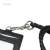 Import Woven artificial PU leather Braided badge holder school name  card holder from China