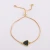 Import WX991B Natural stone triangle charm bracelet jewelry shell gold bracelet women from China