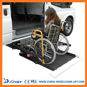 xinder WL-UVL Series Power Wheelchair Car Lift for disabled people with CE