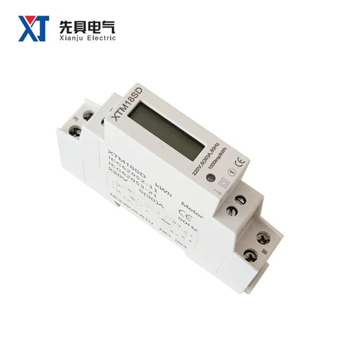 XTM18SD Single Phase 1P RS485 Household Electronic Meter Watt Hour Meter Factory Direct Sale 35MM Din Rail Installation Mounted