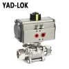 YAD-LOK CE Certificate DN15-DN150 Pneumatic Motorised Actuator Valve