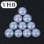 Import Yhb Hotfix Rhinestones Round Pearl Power Blue Glass Beads For Bags, Garment, Nail Art, Shoes, Diy from China