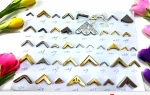 YXQ best quality metal album corner photo book paper wooden box hardware accessories