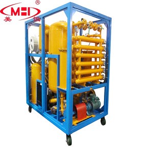 ZLA Double Stage Vacuum Oil purifier Machine used cooking oil purification machine