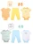 Import 0 3 month baby clothes 100% cotton autumn 5pcs rompers suit baby clothing sets from China