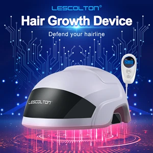 Lescolton 650nm Hair Growth Helmet 56 Diode Hair Regrowth Cap for Anti-hair Loss Treatment