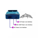 Li-ion Battery Charger with Universal Charger, Double Tank and Double Charge 3.7V Lithium Battery