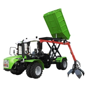 50HP hilly mountain palm garden wheeled tractor equipped with transport function module