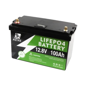 A Grade 12V100Ah LiFePO4 Battery Pack 12V 100Ah Lithium Iron Phosphate Battery for Boat/Car