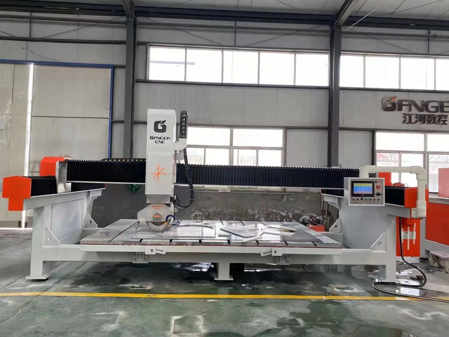 Buy 4 Axis Bridge Cutting Machine Gq-3220a from Jinan Ganger CNC ...