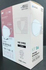 PM 2.5 , KF 94 YELLO DUST PROTECTION FACE MASK