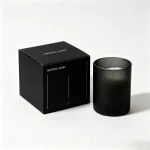 Luxury Matte Lamination Cylinder Scented Candle Gift Box Custom Logo