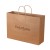 Import Wholesale Biodegradable Custom Logo Sugar Cane Take Away Shopping Kraft Paper Bag with Handle from China