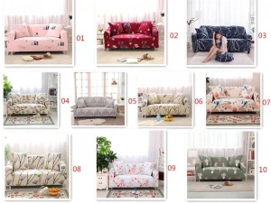 HIGH QUALITY HOME FURNITURE PRINTED KNITTED STRETCH SOFA COVER CASE WASHABLE SOFA COVER STRETCH SLIPCOVER