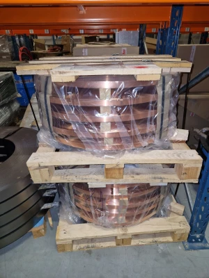 Glass-fibre insulated copper winding wires