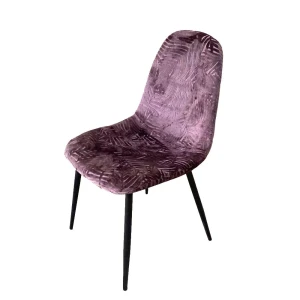 Dining Furniture Simple Backrest Upholstered Velvet Dining Chair