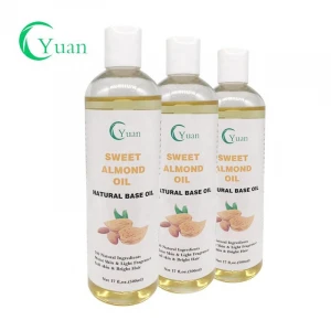 100% Pure Natural Plants Extracts Sweet Almond Oil with private label