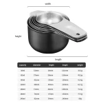 Stainless steel measuring cup and spoon set Teaspoon measuring tools for cooking and baking