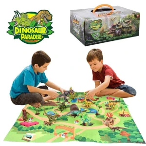 Introducing the Dino Paradise Play Set - unleash the imagination of curious children!