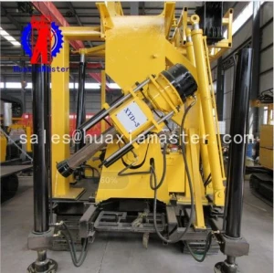larger caliber XYD-3 diesel engine water well drill machine crawler type rock drilling rig 600m depth easy move