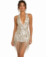 Mixed Luxury Evening Mini Dresses