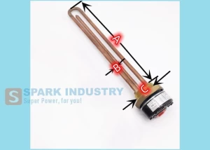 Copper and stainless steel heating tubes