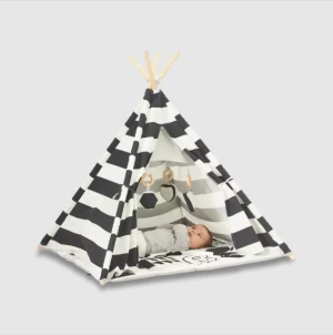 Foldable 100% cotton cover kids play tent