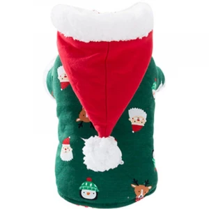 2021 pet cat Christmas sweater dress small dogs warm pet clothes