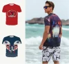 Wholesale Low Price Men's Quick Dry Tshirts Custom Sublimation Printing With Logo Unisex Sports T-shirts For Men