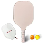 Cute pink parent-child Pick racquet PP Honeycomb core outdoor sports carbon fiber set
