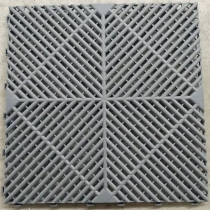 Power Car Garage Floor Grid Plastic Modular Interlocking Tiles PP Garage Floor Tiles