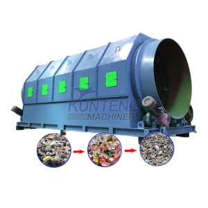 Trommel Screen Equipment Rolling Drum Screen Separator for Waste Sorting
